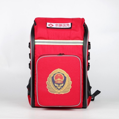 小号中国消防徽双肩包定制